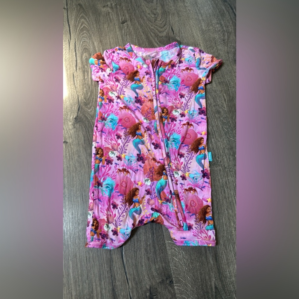 Posh Peanut Little Mermaid Shorts Zippy